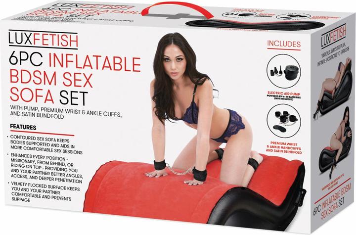 Actual product image Lux Fetish 6 PC Inflatable BDSM Sex Sofa Set