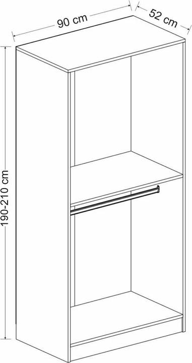 Immagine prodotto Hanah Home Kaley (90 x 52 x 190 cm)