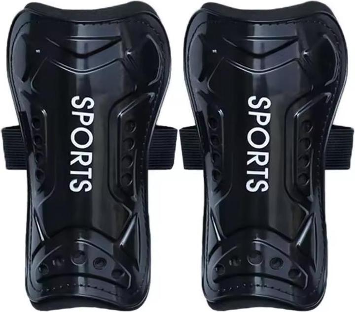 Actual product image Out of the blue Fussball Schienbeinschoner für Kinder, Grösse S Schwarz (S)