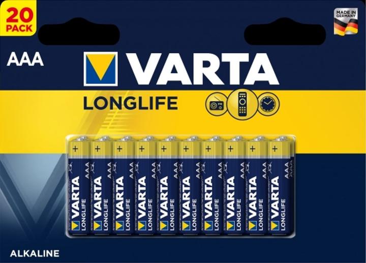 Actual product image Varta Longlife (20 pcs., AAA, 1100 mAh)