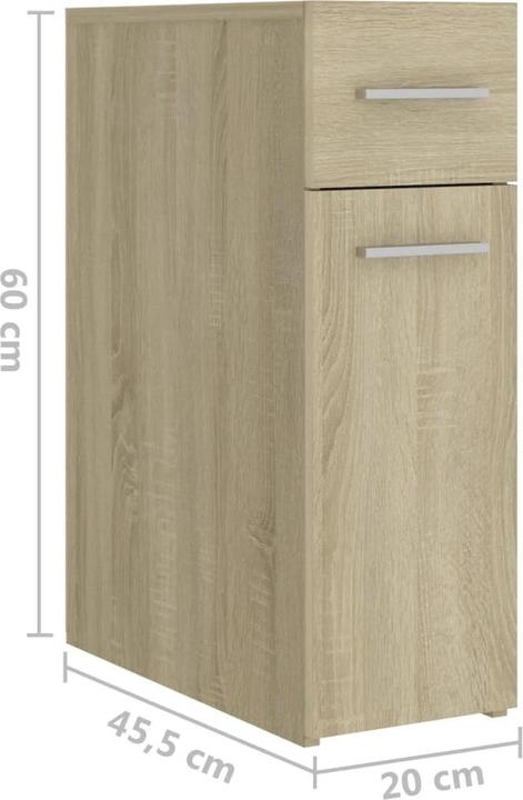 Immagine prodotto VidaXL Nansi (20 x 45,5 x 60 cm)