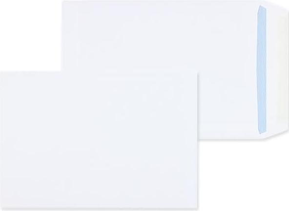 Actual product image Blanke Envelopes 178x254mm 100g/sqm gummed PU=500 pieces white (500 x)