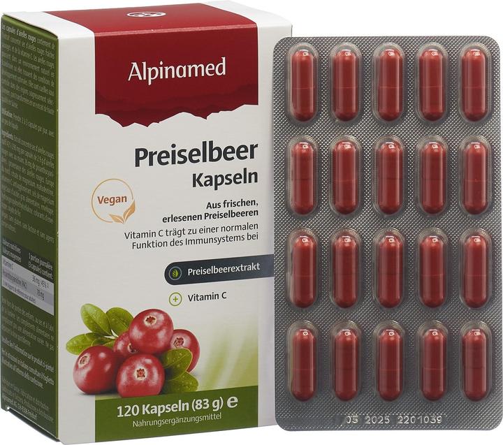Immagine prodotto Alpinamed Capsule di mirtillo rosso (1 Pezzo/i, Pillole, 120 g)
