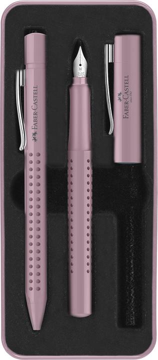 Produktbild Faber-Castell Füller und Kugelschreiber Grip Set (Rose shadows, 2 x)