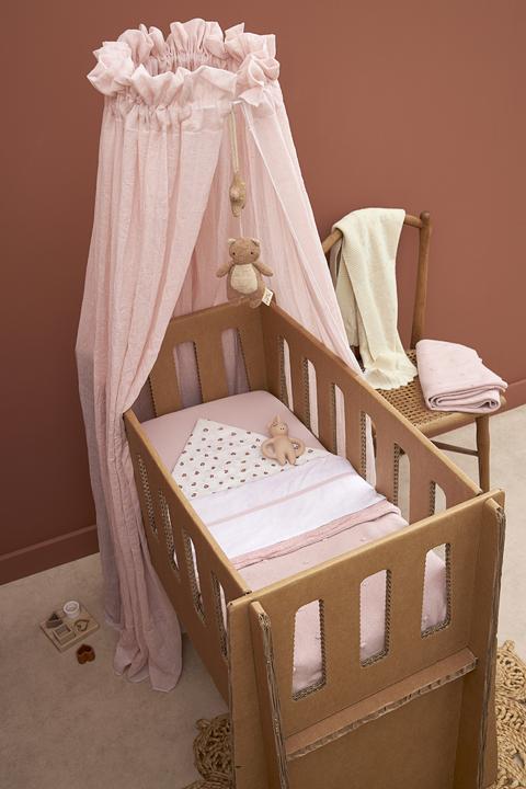 Actual product image Meyco jersey fitted sheet 40x80/90 soft pink (90 cm)