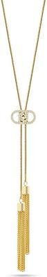 Liu Jo - Stylish long necklace made of gold-plated steel Fashion LJ2647