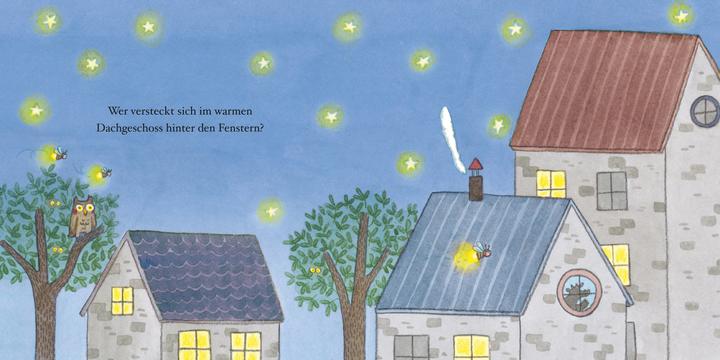 Actual product image Quietly through the night - A cardboard picture book with lots of flaps (German)