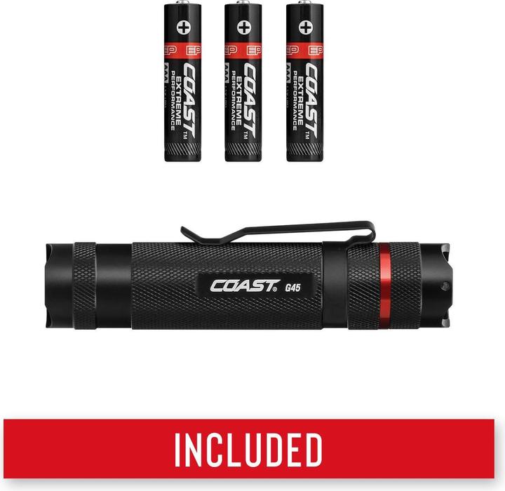 Produktbild Coast G45 Taschenlampe (385 Lumen) - in Blisterverpackung (11.70 cm, 385 lm)