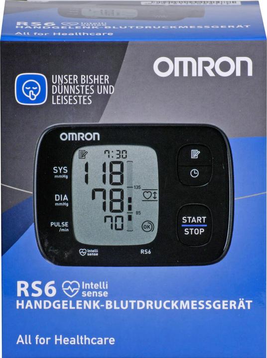 Produktbild Omron RS6 Handgelenk-Blutdruckmessgerät, 1 St. Blutdruckmessgerät