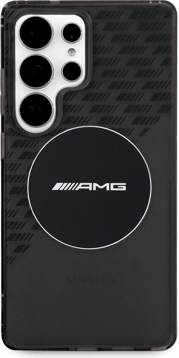 Produktbild Mercedes AMG Transparent Rhombs MagSafe Case for Samsung Galaxy S25 Ultra - Black (Samsung Galaxy S25 Ultra)