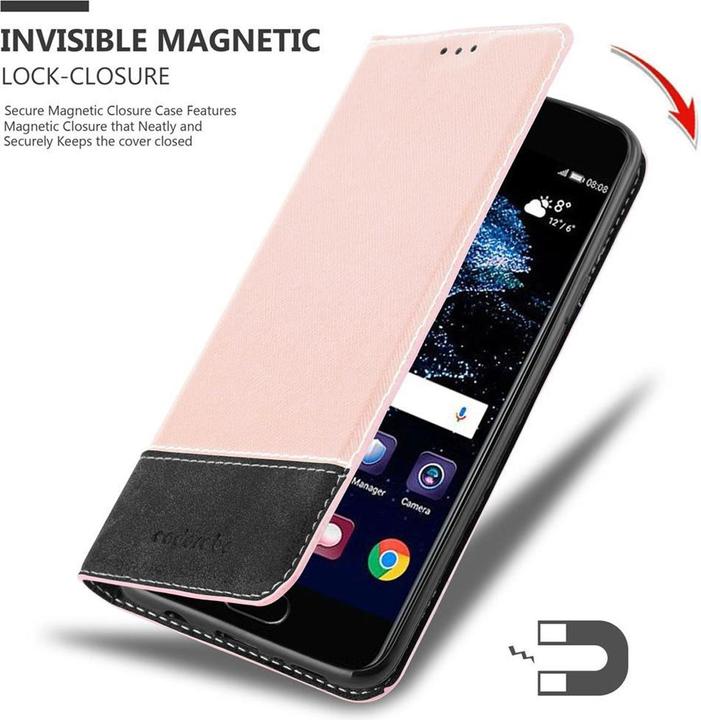 Actual product image Cadorabo Book X Wallet Cover (Huawei P10)