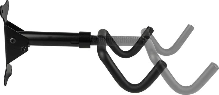 Immagine prodotto Eufab 16422 Portabiciclette da parete in acciaio nero