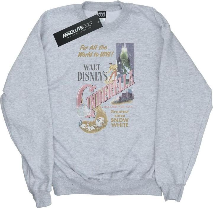 Actual product image Cinderella Womens/Ladies Poster Sweatshirt (L)