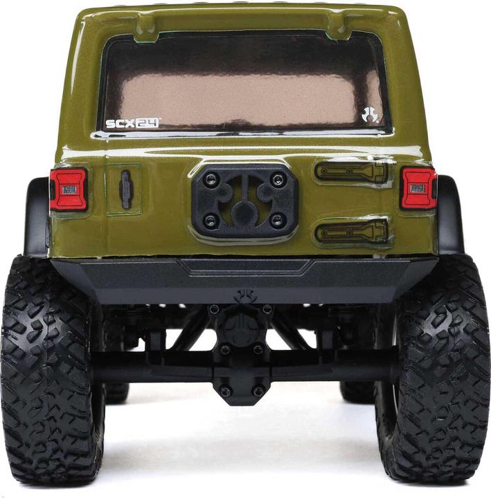 Image du produit Axial SCX24 Jeep Wrangler JLU 4X4 Grün 1/24 Rock Crawler Brushed RTR (RTR Prêt à fonctionner)