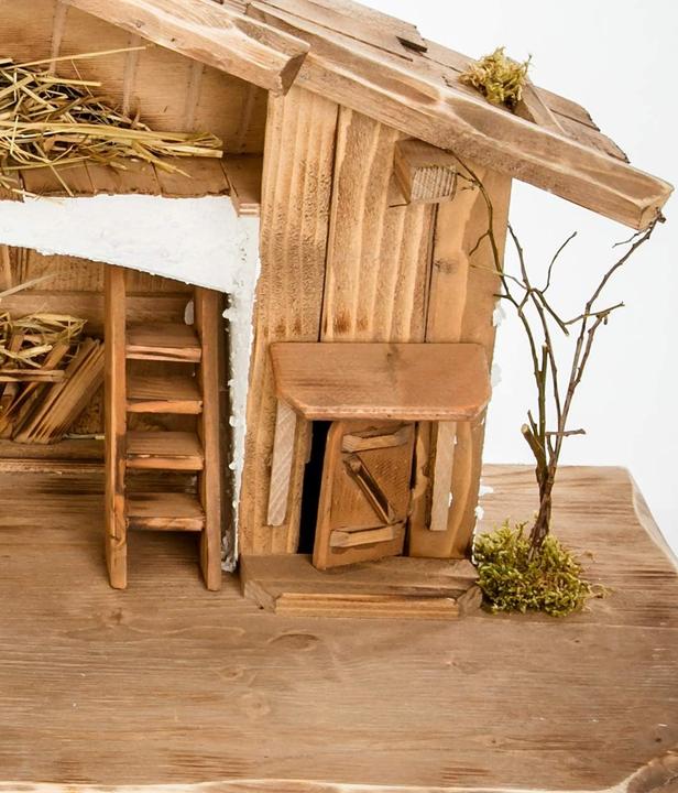 Actual product image Holz und Gartentrends Christmas cot W11
