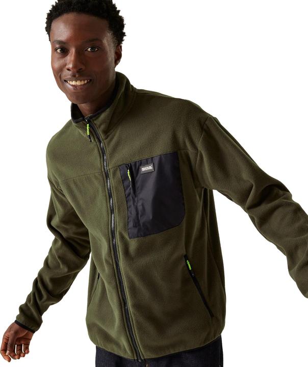 Actual product image Regatta Mens Frankie Full Zip Fleece Jacket (XXL)