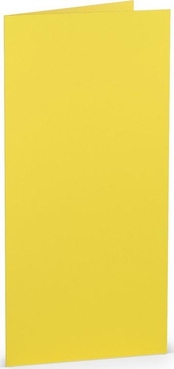 Produktbild Rössler Coloretti Karten DIN lang Goldgelb im 5er Pack zum Selbstgestalten (5 Stk.)