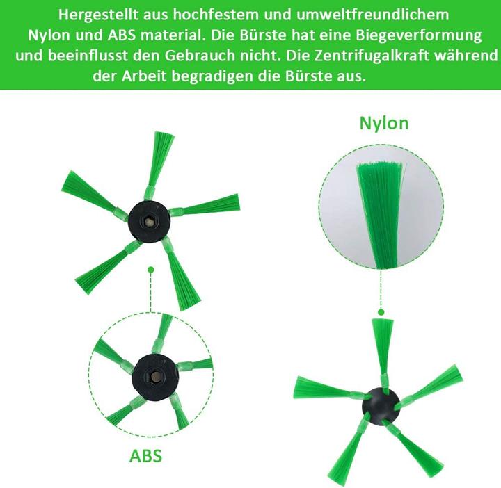 Image du produit FHzytg 11 brosses rondes pour Vorwerk Kobold VR200 VR300 Aspirateur robot
