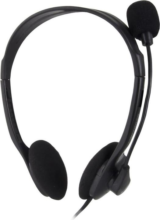 Produktbild Esperanza EH102 Kopfhörer & Headset Kabelgebunden Kopfband Anrufe/Musik Schwarz (Kabelgebunden)