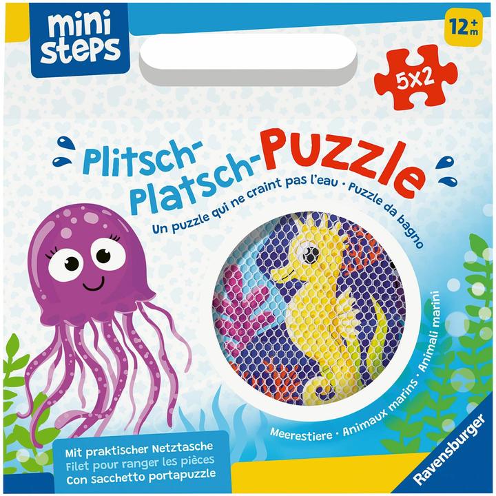 Actual product image Ravensburger ministeps 4588 Splish-splash puzzle sea animals - Outdoor & bath toys (10 pieces)
