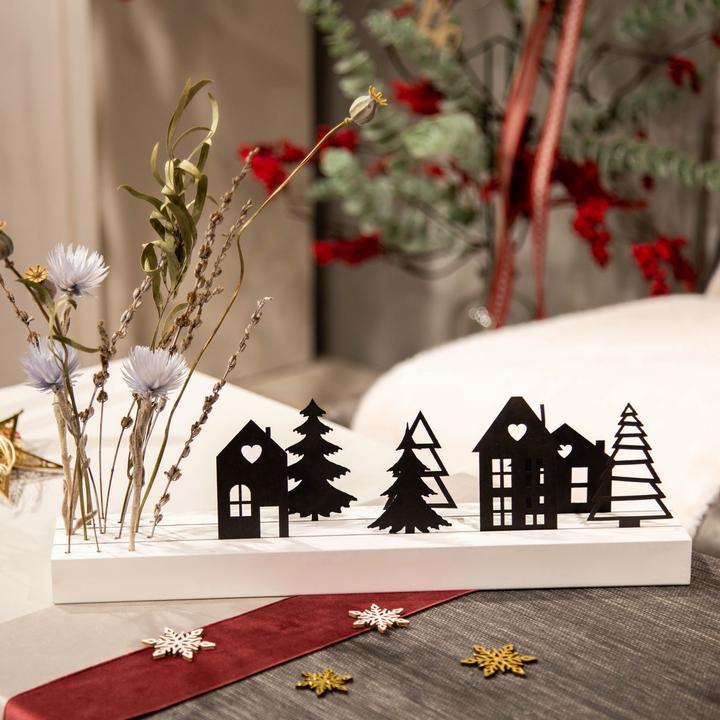 Immagine prodotto Halbach Ritagli di carta "Case e alberi", set di 7, 4,5 - 10 cm