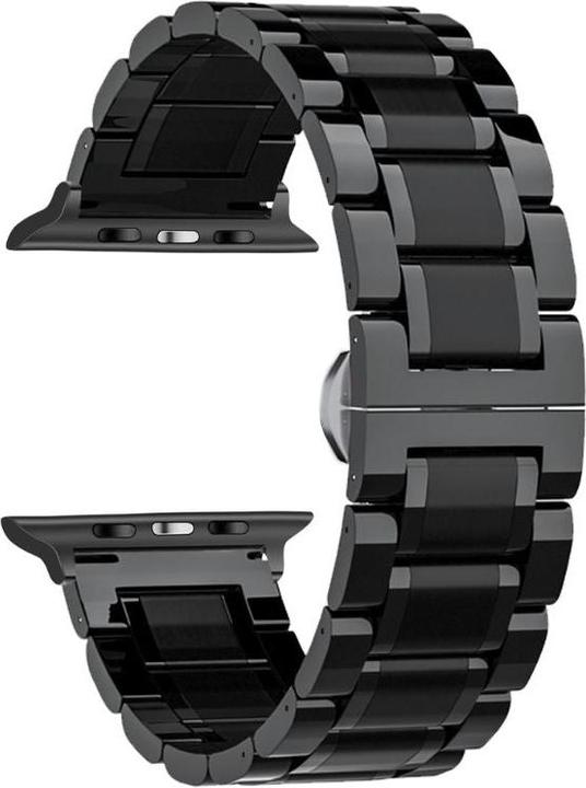 Produktbild Andi be free Apple Watch Armband Deluxe Edelstahl mit Faltschliesse (Edelstahl)