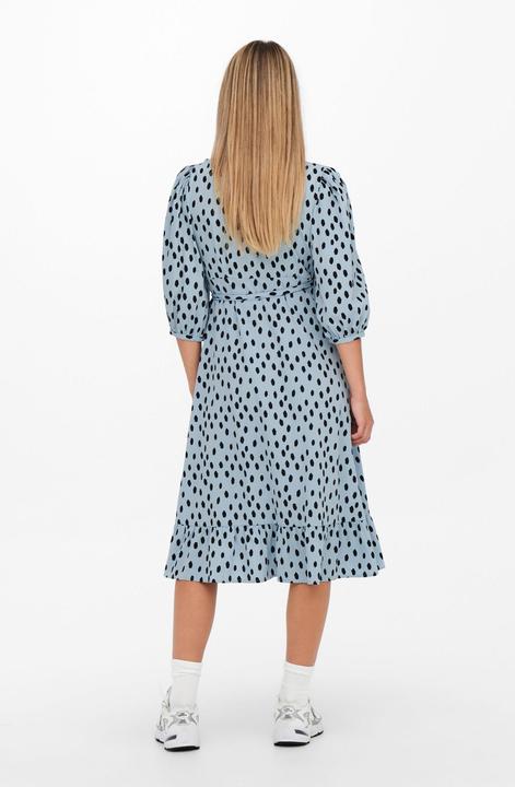 Actual product image Only 3/4 sleeve wrap midi dress (M)