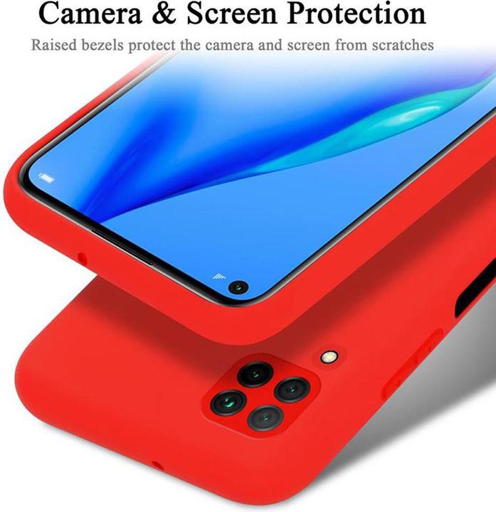 Actual product image Cadorabo TPU Liquid Silicone Case Cover (Huawei Nova 7i, Huawei Nova 6 SE, Huawei P40 Lite)