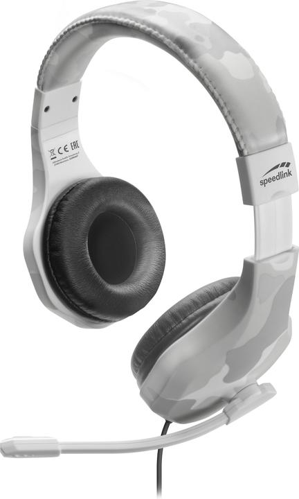 Actual product image Speedlink Raidor PS4 headset, white (SL-450303-WE) (Cable)