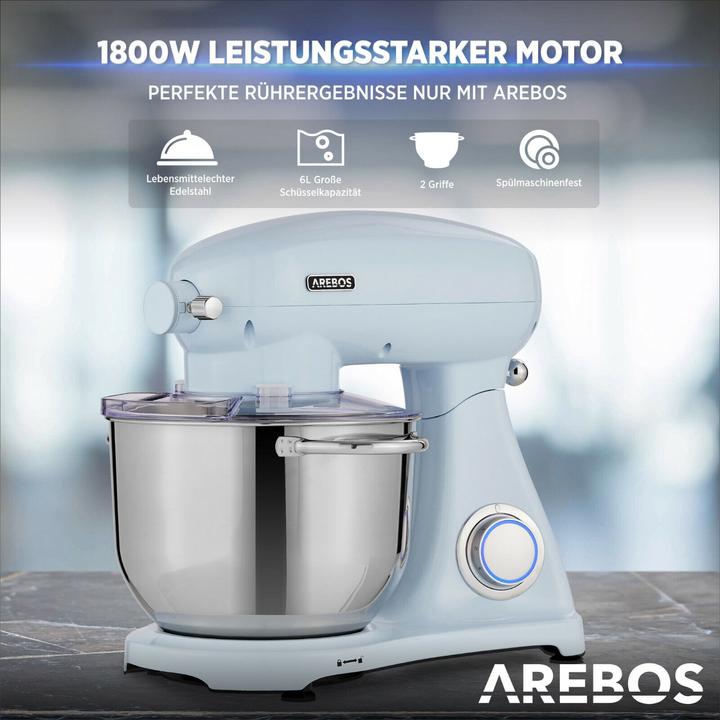 Produktbild Arebos Küchenmaschine (1800 W)