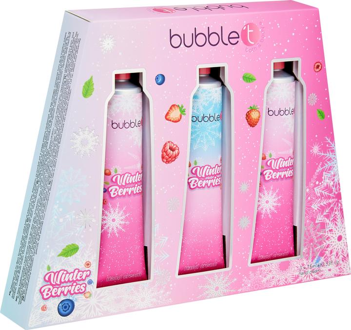 Image du produit Bubble T Winter Berries Moisturising Hand Cream Gift Set (3 X 75ml)