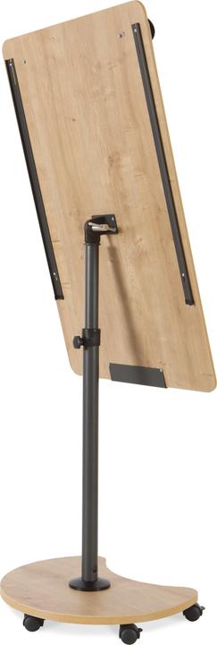 Immagine prodotto Berec Flipchart Design Mobil NAT0618 Holz auf Rollen 69x195cm (69 x 195 cm)