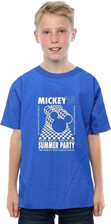 Actual product image Disney Boys Mickey Mouse Summer Party T-Shirt (152, 158)