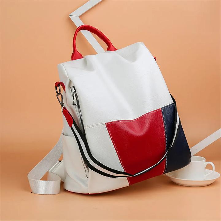 Image du produit Only-Bags.Store Sac à dos en cuir de haute qualité, sac à dos de voyage antivol, sacoche de grande capacité pour