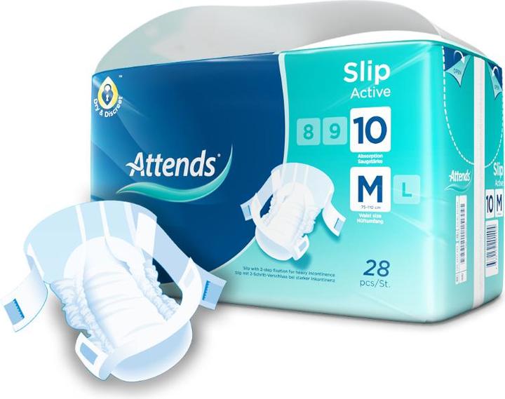 Image du produit Attends Slip 10 active medium (28 x, M)