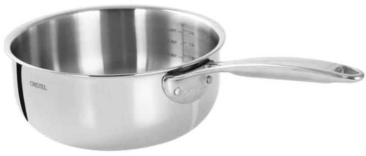 Produktbild Cristel Stieltopf Castel'Pro 14 cm (14 cm, Stielkasserolle, Edelstahl, Aluminium)