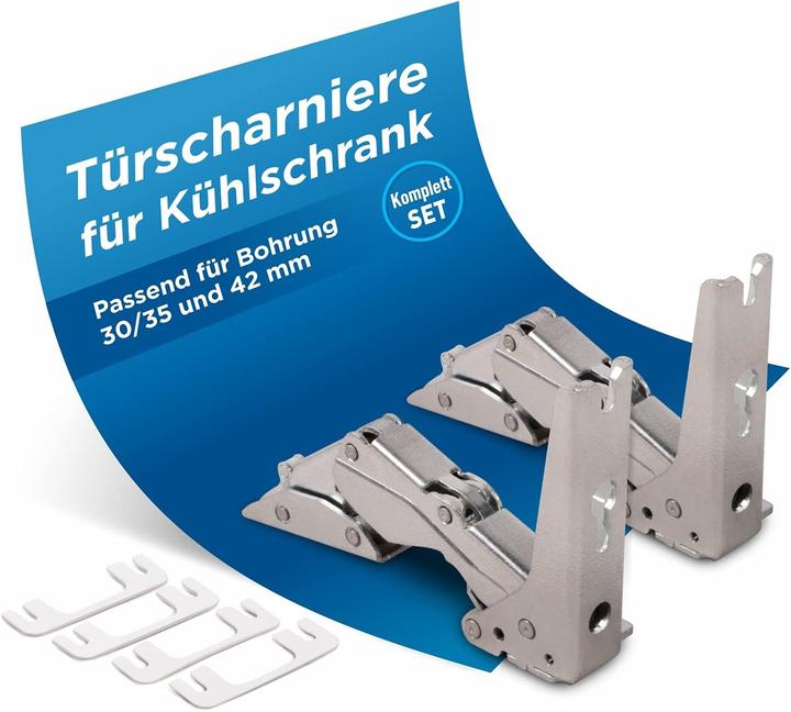 Produktbild Vioks Türscharnier-Set für AEG und Küppersbusch Kühlschranke