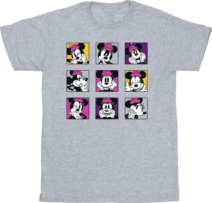 Actual product image Disney Mens Minnie Mouse Squares T-Shirt (L)