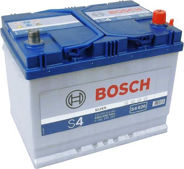 Actual product image Bosch Automotive S4 026 (12 V, 70 Ah, 630 A)