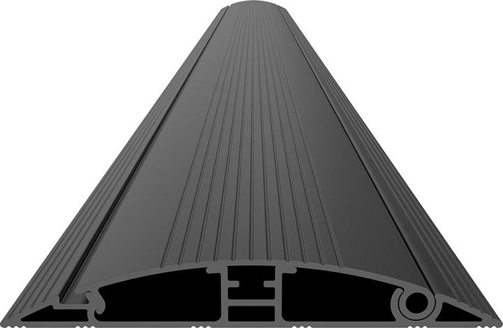 Immagine prodotto Multibrackets Canalina portacavi per ripiano superiore 139x1600, alluminio, nero (Tubazione, 160 cm)