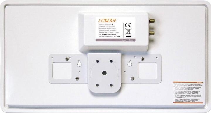 Actual product image Selfsat H30D2 Twin (Flat antenna, 33.70 dB, DVB-S / -S2)