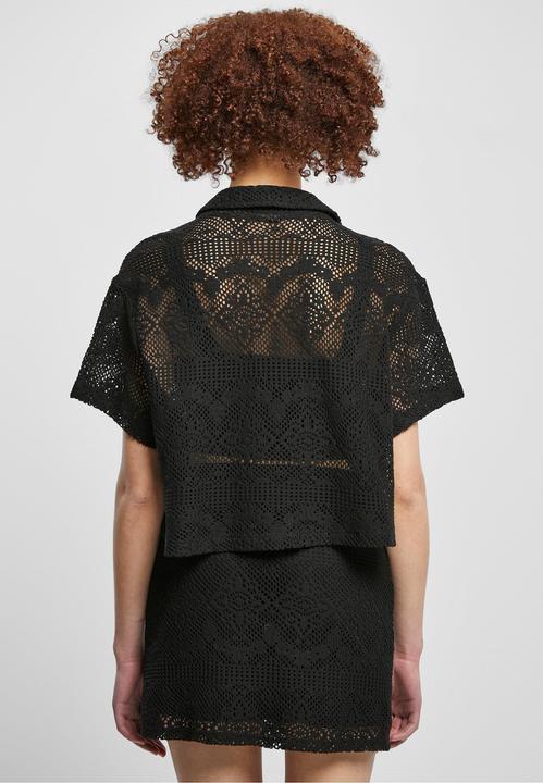 Produktbild Urban Classics Ladies Crochet Lace Resort Shirt (5XL)