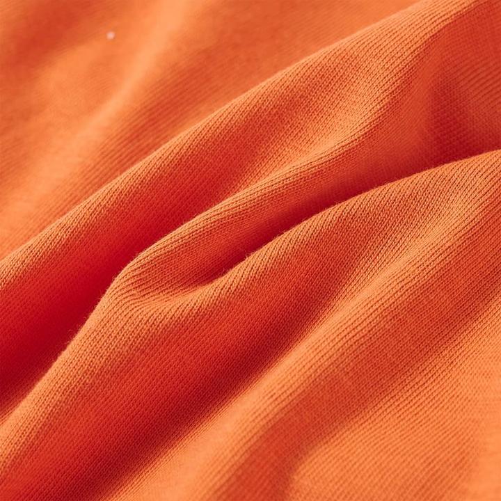 Actual product image VidaXL Children's long-sleeved shirt dark orange 116,Material: 100 (116)