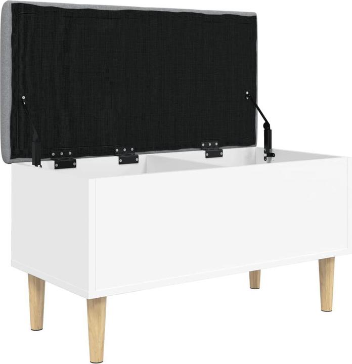 Immagine prodotto VidaXL Panca con vano portaoggetti Bianco 82x42x46 cm (82 cm)
