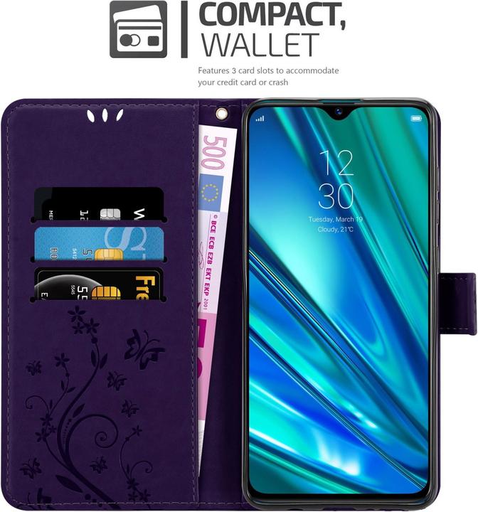 Immagine prodotto Cadorabo Custodia a libro floreale per Realme 5 PRO / Realme Q (Regno Q)