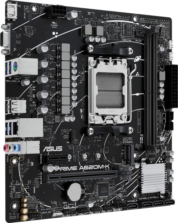 Actual product image ASUS PRIME A620M-K (AM5, AMD A620, mATX)