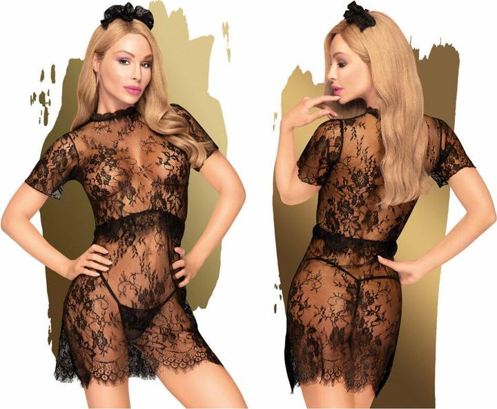 Actual product image Penthouse Lingerie Poison cookie - Lace dress with eyelash lace details (L)