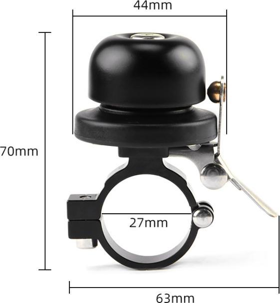 Immagine prodotto Ueli Express Campanello per bicicletta con scomparto Apple AirTag integrato