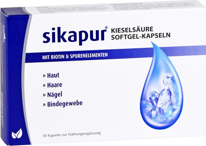 Produktbild Sikapur Kieselsäure Softgel-Kapseln, 30 St. Kapseln (30 Stück, Kapseln)