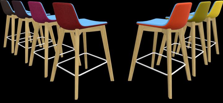 Immagine prodotto Narbutas Sgabello da bar Twist & Sit